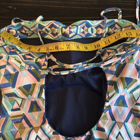 La Blanca Navy Blue Reversible Riviera Bandeau One Piece Swimsuit - Picture 11 of 12